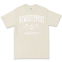 Bone newburyport ma vintage crossed oars & boat anchor sports t shirt Premium Tee - linhVisuals
