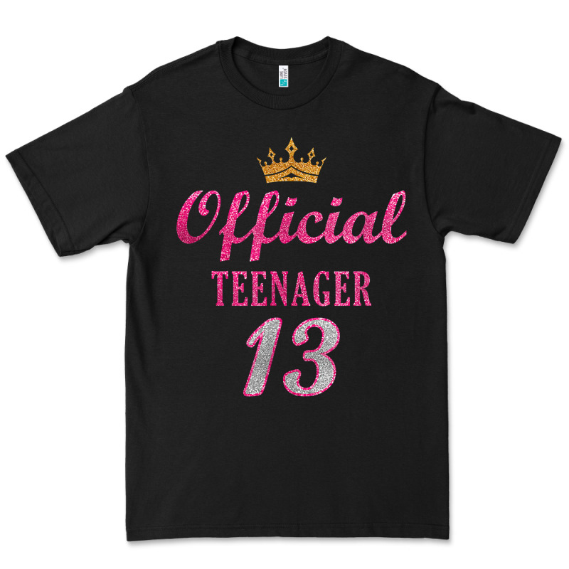 Official 13 Teenager Cute 13th Birthday Ideas For Girls T Shirt Premium Tee by linhVisuals | Teevron