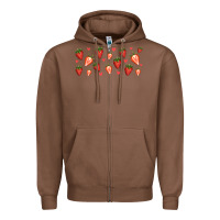 Chestnut strawberry Zipper Hoodie - Jasminsmagicworld