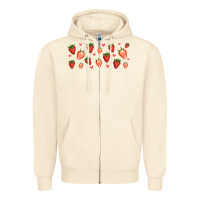 Sandshell strawberry Zipper Hoodie - Jasminsmagicworld