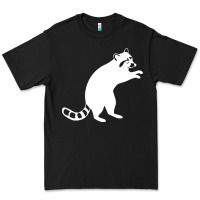 Black raccoon Premium Tee - linhVisuals