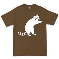 Cacao raccoon Premium Tee - linhVisuals