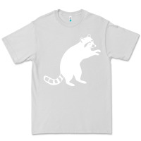 Dove Grey raccoon Premium Tee - linhVisuals