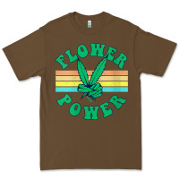 Cacao womens flower power 420 thc pot weed medical marijuana funny weed v ne Premium Tee - linhVisuals