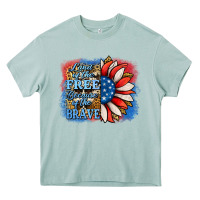 Arona patriotic sunflower land of the free Heavy Core Tee - Jasminsmagicworld