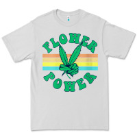 Dove Grey womens flower power 420 thc pot weed medical marijuana funny weed v ne Premium Tee - linhVisuals