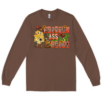 Chestnut Country Ass Chick Long Sleeve Tee - CowhideDigitalArt