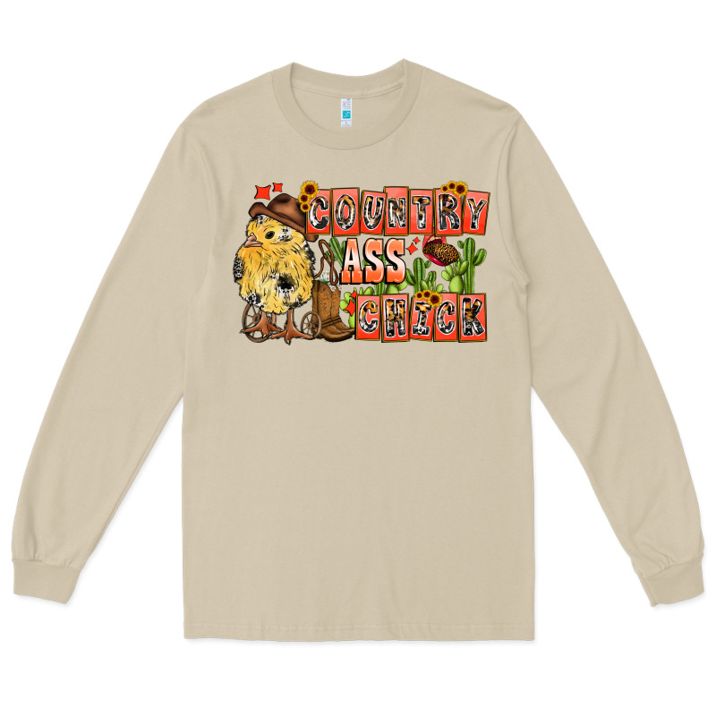 Country Ass Chick Long Sleeve Tee by CowhideDigitalArt | Teevron