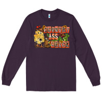 Plum Country Ass Chick Long Sleeve Tee - CowhideDigitalArt