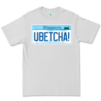 Dove Grey ubetcha (you betcha) minnesota license plate t shirt Premium Tee - linhVisuals