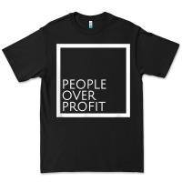 People Over Profit Democratic Socialism Pro Socialist Symbol T Shirt Premium Tee | Teevron
