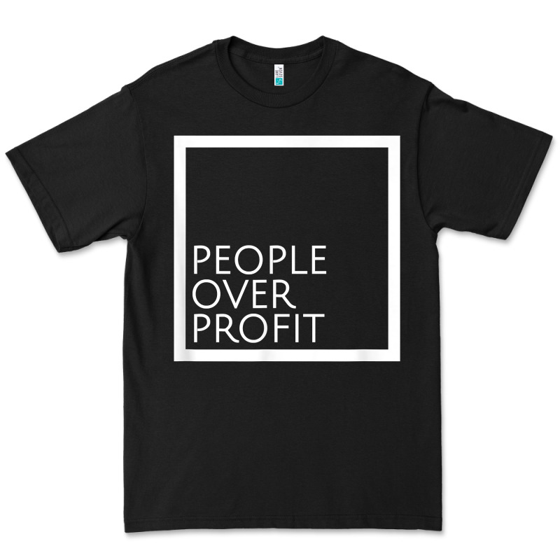People Over Profit Democratic Socialism Pro Socialist Symbol T Shirt Premium Tee by linhVisuals | Teevron