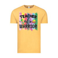 Vintage Mustard Teacher of a warrior Vintage Tee - CowhideDigitalArt