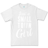 White womens just a small town girl journey t shirt Premium Tee - linhVisuals