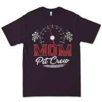 Plum race car mom pit crew racing family birthday party t shirt Premium Tee - linhVisuals