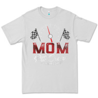 Dove Grey race car mom pit crew racing family birthday party t shirt Premium Tee - linhVisuals