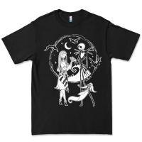 Nightmare Before Christmas Jack And Sally T Shirt Premium Tee | Teevron