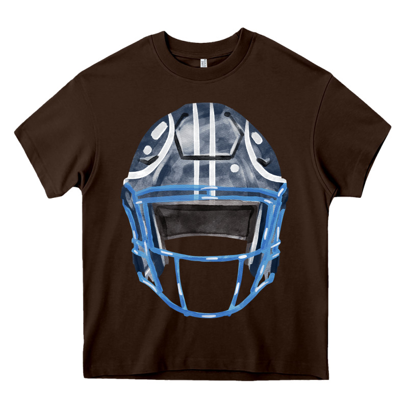 Football Helmet Fa Element 1 Heavy Core Tee by FaDigitalArtStudio | Teevron
