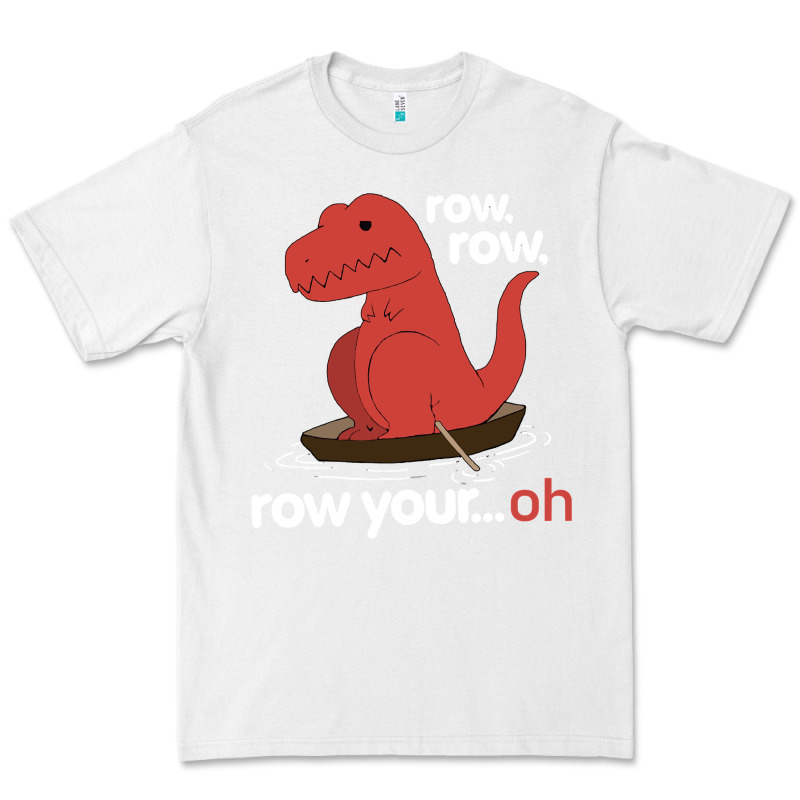 Dinosaur Dino Trex Row T Rex Saurus Premium Tee by linhVisuals | Teevron