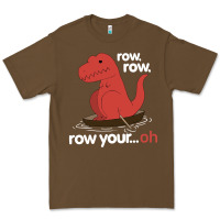 Cacao dinosaur dino trex row t rex saurus Premium Tee - linhVisuals