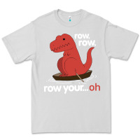 Dove Grey dinosaur dino trex row t rex saurus Premium Tee - linhVisuals