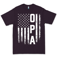 Plum opa gift america flag gift for men father's day pullover hoodie Premium Tee - linhVisuals
