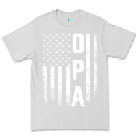 Dove Grey opa gift america flag gift for men father's day pullover hoodie Premium Tee - linhVisuals