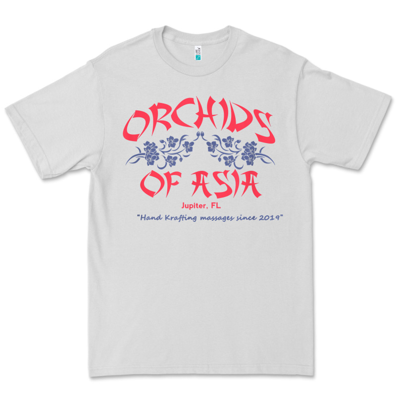 Orchids Of Asia Kraft Massage Football T Shirt Premium Tee by linhVisuals | Teevron