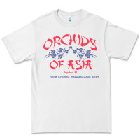 White orchids of asia kraft massage football t shirt Premium Tee - linhVisuals