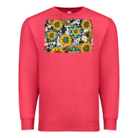 Cardinal gemstone sunflower cowhide background Premium Sweatshirt - Jasminsmagicworld