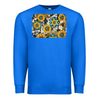 True Royal gemstone sunflower cowhide background Premium Sweatshirt - Jasminsmagicworld