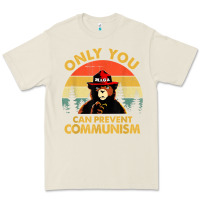 Bone vintage only you can prevent communism funny bear camping t shirt Premium Tee - linhVisuals