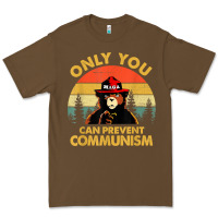 Cacao vintage only you can prevent communism funny bear camping t shirt Premium Tee - linhVisuals