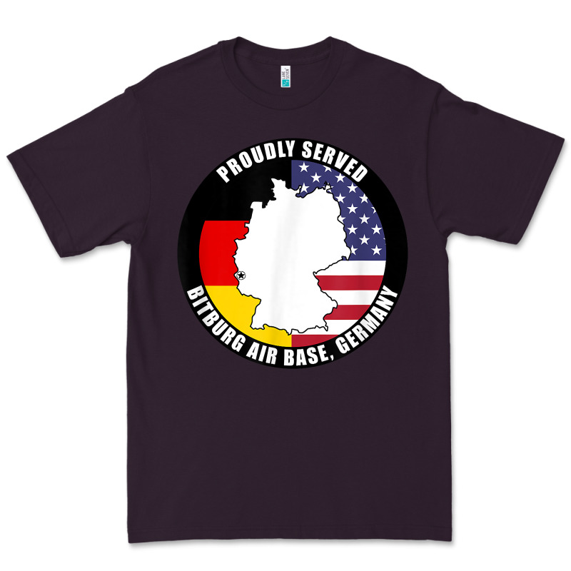 Proudly Served Bitburg Air Base Germany Military Veteran T Shirt Premium Tee by linhVisuals | Teevron