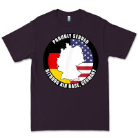 Proudly Served Bitburg Air Base Germany Military Veteran T Shirt Premium Tee | Teevron