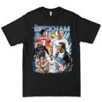 Black David Beckham Vintage Premium Tee - linhVisuals