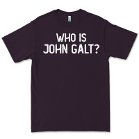 Plum who is john galt libertarian and book quote t shirt Premium Tee - linhVisuals