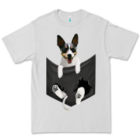 Rat Terrier Dog In Pocket, Rattie Puppy, Ratting Terrier T Shirt Premium Tee | Teevron