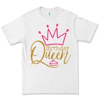 White birthday queen shirt, womens birthday shirt, birthday t shirt Premium Tee - linhVisuals