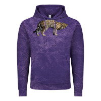Cloud Purple Ocelot Vintage Hoodie - LillyAllenDesigns