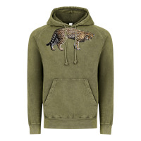 Vintage Olive Ocelot Vintage Hoodie - LillyAllenDesigns