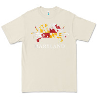Bone retro maryland crab state flag vintage travel tank top Premium Tee - linhVisuals