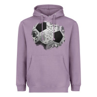 Lavender cowhide soccer patch Heavyweight Hoodie - Jasminsmagicworld