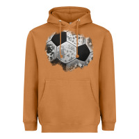 Meerkat cowhide soccer patch Heavyweight Hoodie - Jasminsmagicworld