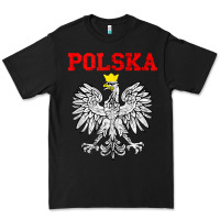 Black polska poland eagle poland heritage polish pride roots tank top Premium Tee - linhVisuals