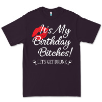 Plum womens it's my birthday bitches! funny drunk party birthday girls v ne Premium Tee - linhVisuals