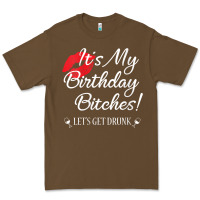 Cacao womens it's my birthday bitches! funny drunk party birthday girls v ne Premium Tee - linhVisuals