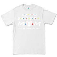 White baseball coach crazy mom baseball Premium Tee - linhVisuals