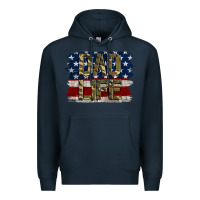 Navy Dad Life Premium Hoodie - Jasminsmagicworld