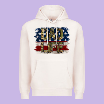 Dad Life Premium Hoodie Designed By Jasminsmagicworld